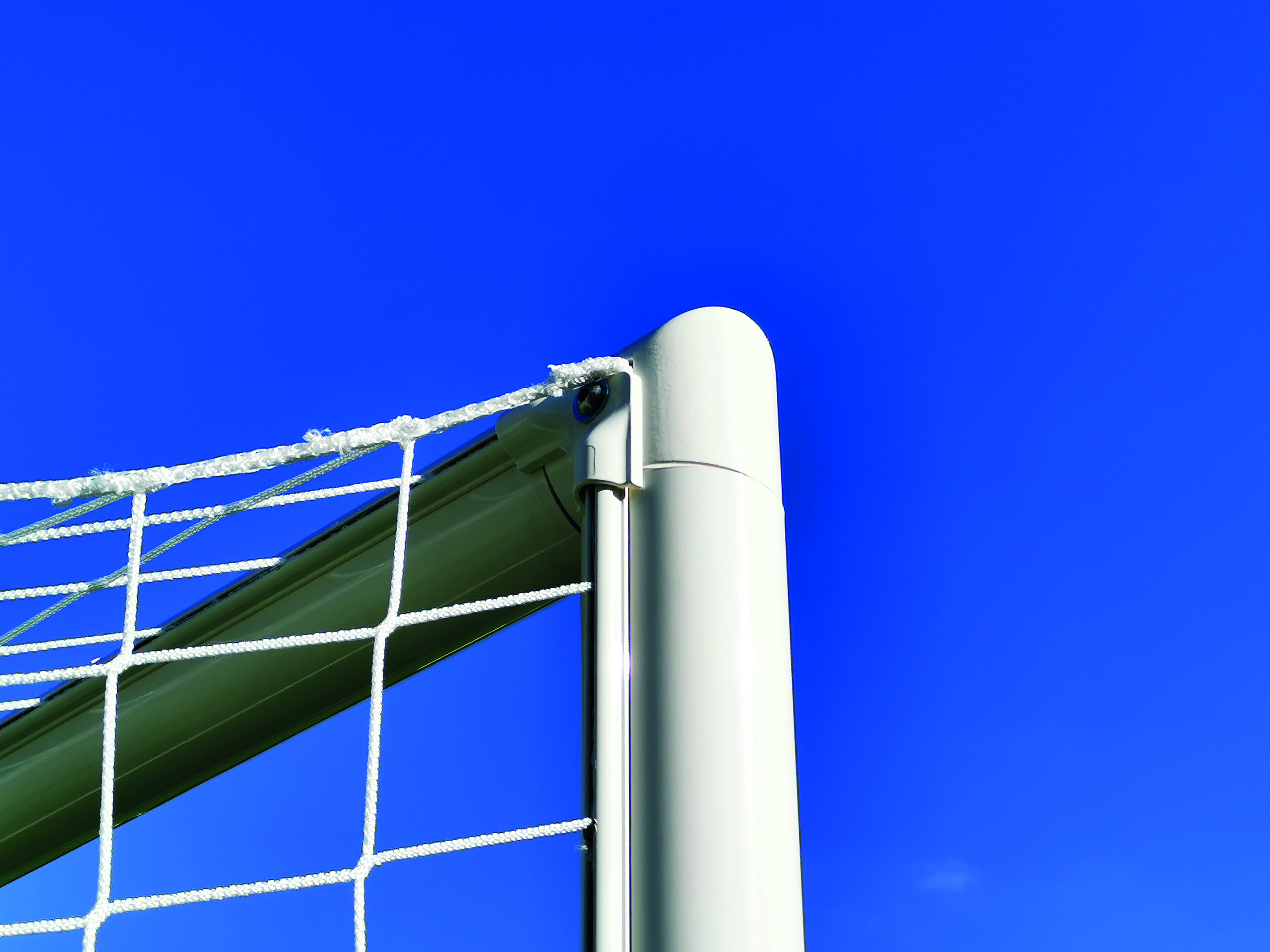 a close-up of a volleyball net