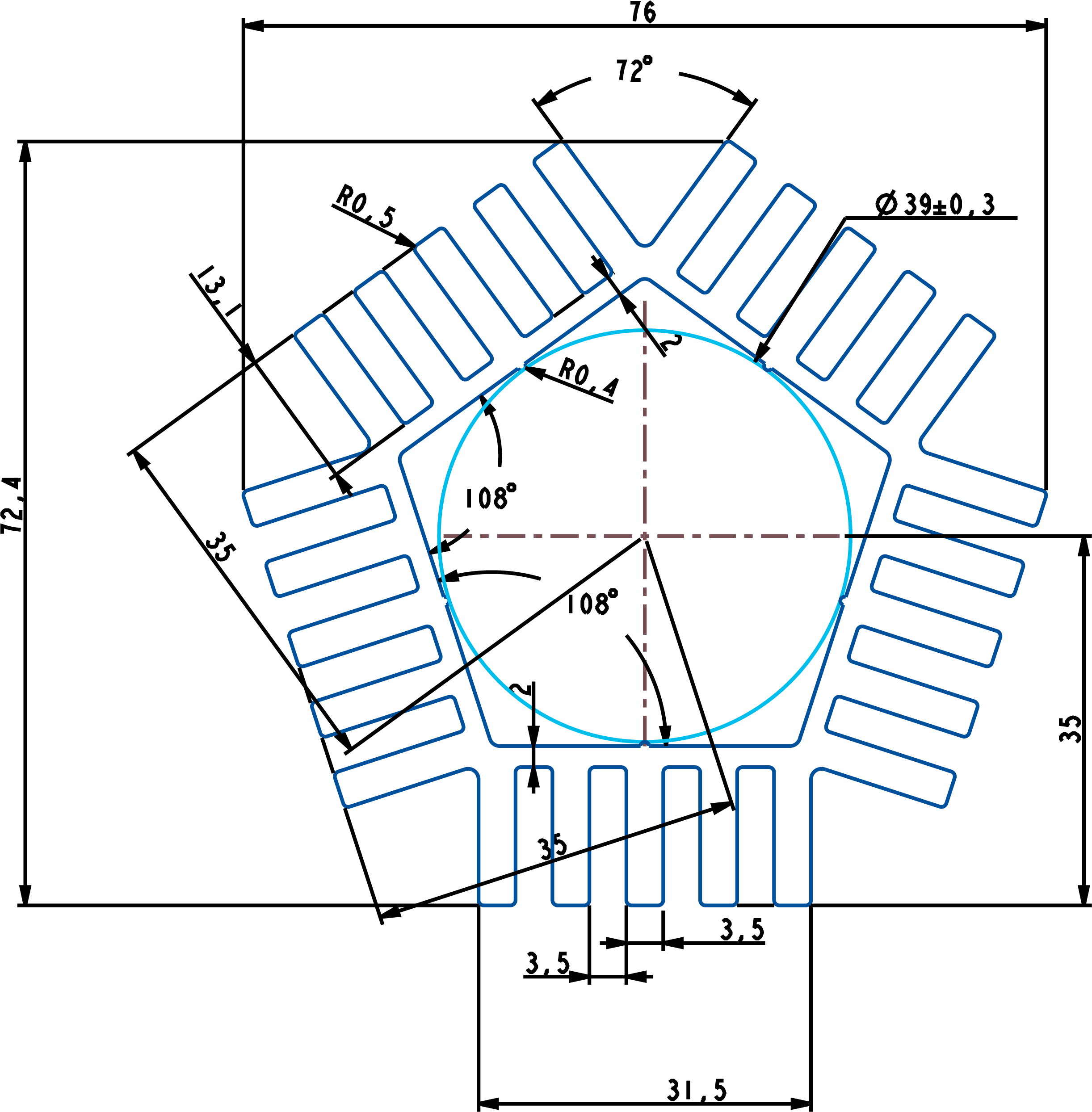 Plan du trophée DNA Paris