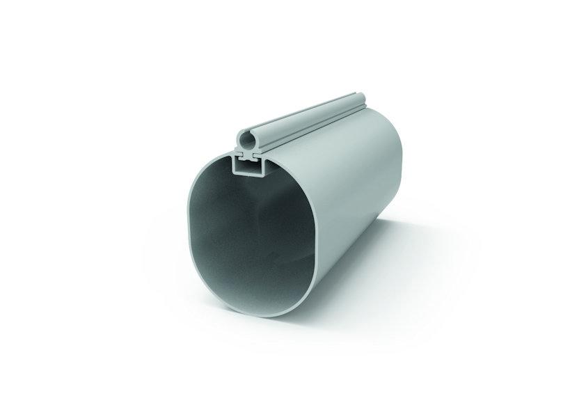 a close-up of a metal pipe
