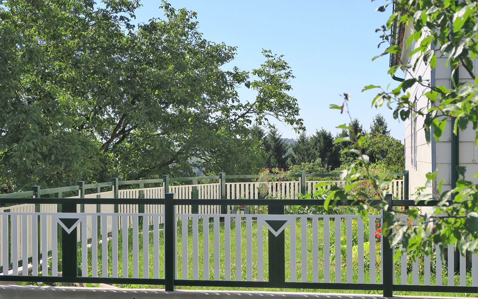 Brix DecorZaun mit Ornament