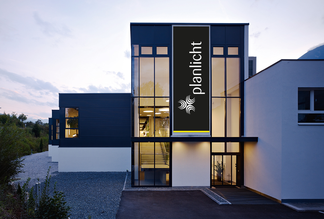 Unternehmensgebäude der Firma PLANLICHT