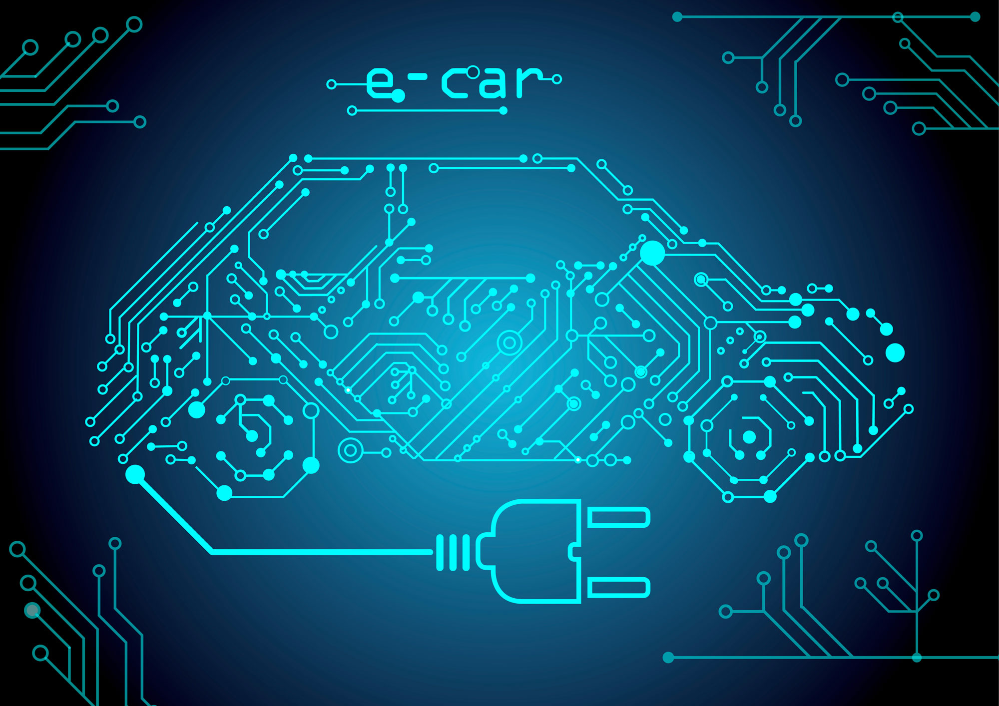 electric vehicle illustration