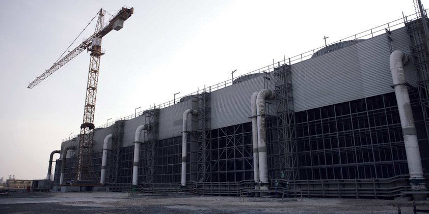 a building under construction