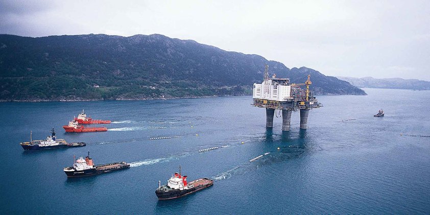 a group of boats in the water