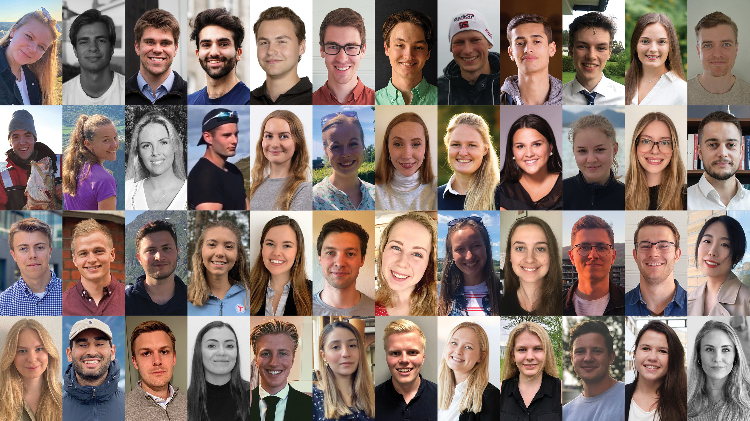 Collage of Hydro's summer interns in 2021