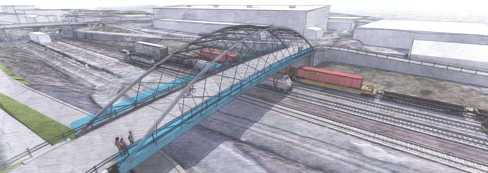 The upcoming hangar bridge in Trondheim is proposed to be built with aluminium