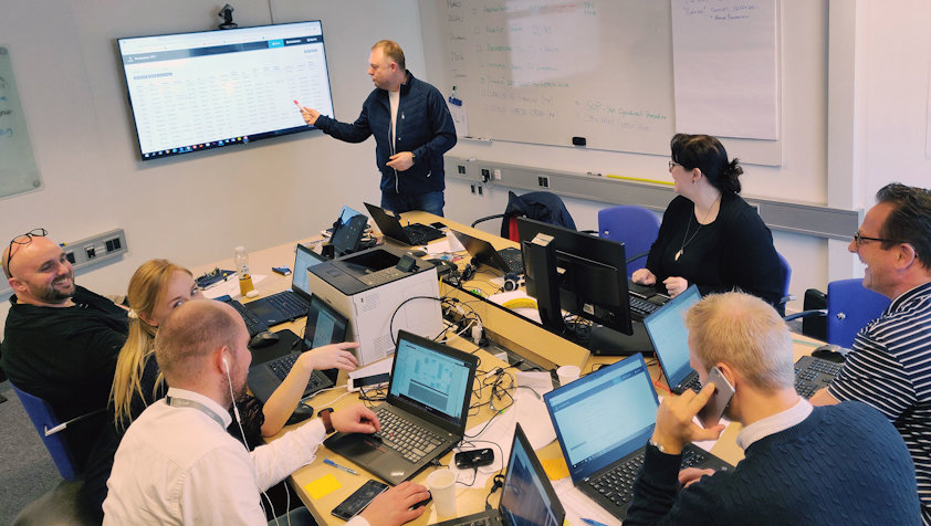 The “situation room” in Tønder, Denmark