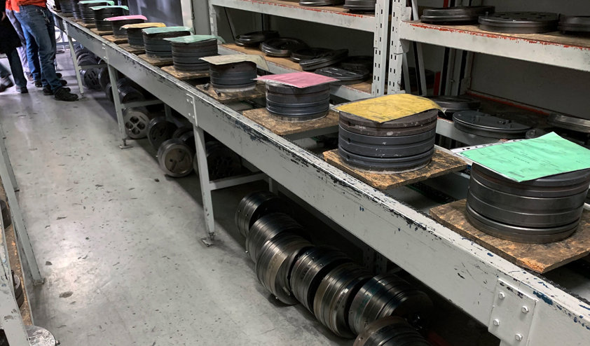 Extrusion dies are stacked and put into order for use in the production of building profiles at Hydro’s building systems plant in Toulouse, France.