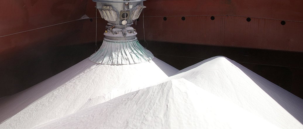 mounds of white alumina powder mounds of white alumina powder