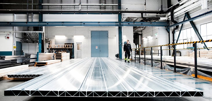 a person walking in a large building a person walking in a large building