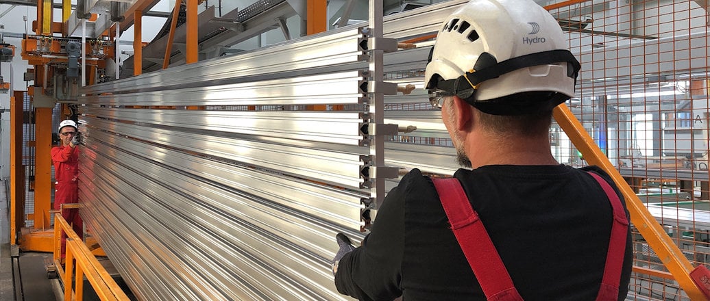 Surface-treatment of aluminum profiles Surface-treatment of aluminum profiles