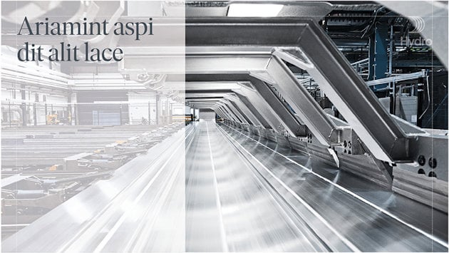 Interior factory floor. Right part of image has transparent box with dark text Interior factory floor. Right part of image has transparent box with dark text