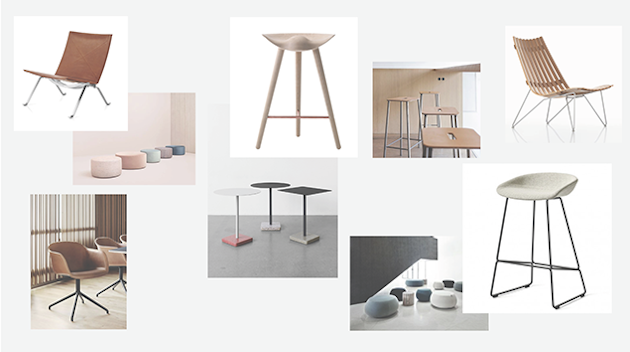 scandinavian style chairs, stools and puffs, in light wood, leather, brand colour fabrics, leather, aluminium scandinavian style chairs, stools and puffs, in light wood, leather, brand colour fabrics, leather, aluminium