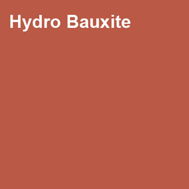 muted orange square marked "hydro bauxite"