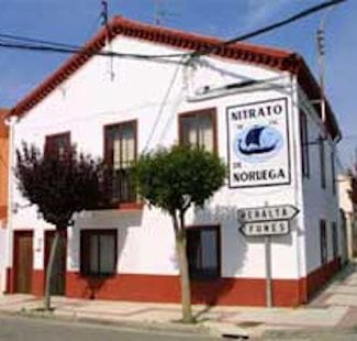 house with an old hydro logo mural