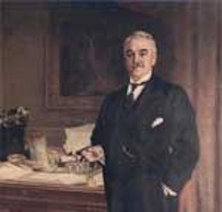 Painting of Sam Eyde